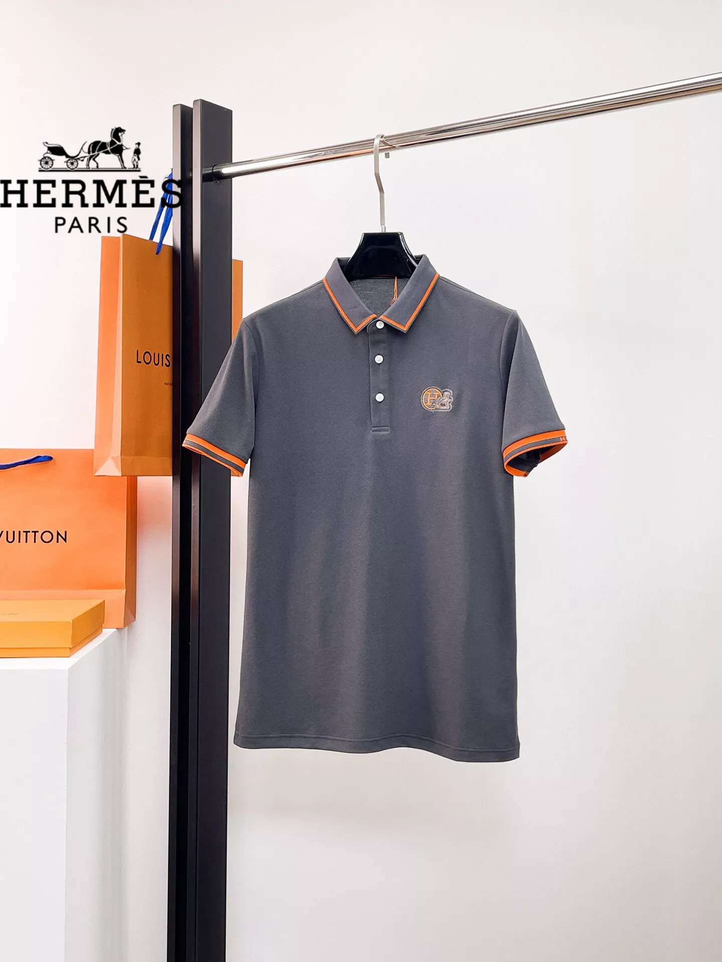 Minimalist 2576 Hermes T-Shirts Short Sleeved For Men