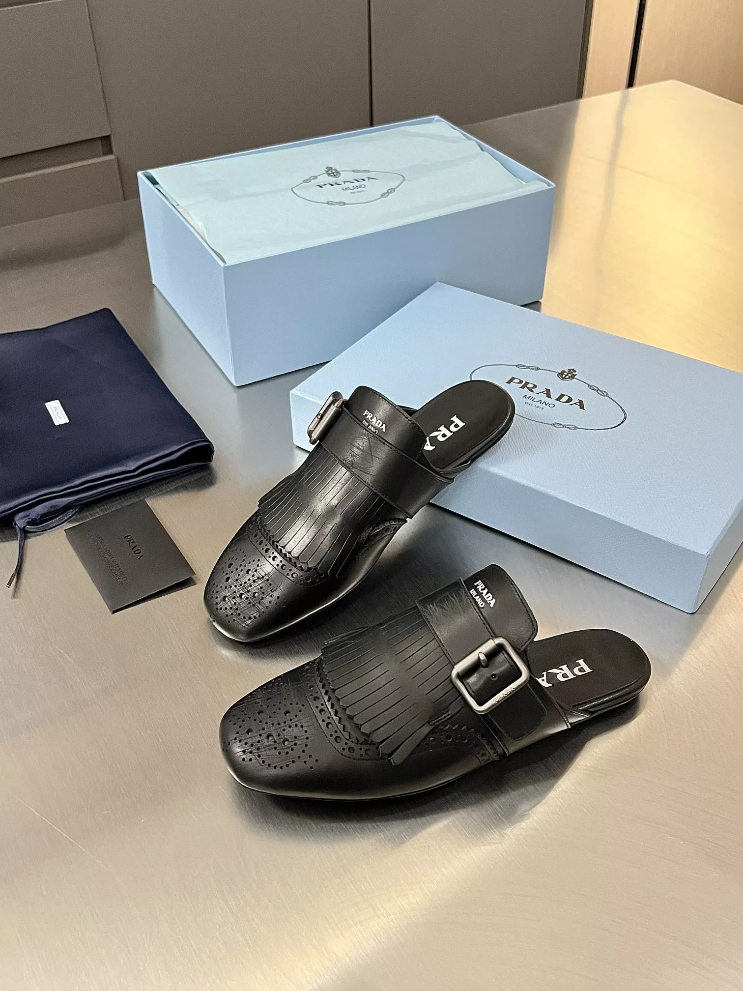 Minimalist 2634 Prada Slippers For Men
