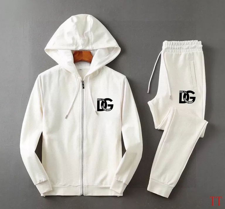 Minimalist 2651 Dolce & Gabbana D&G Tracksuits Long Sleeved For Men