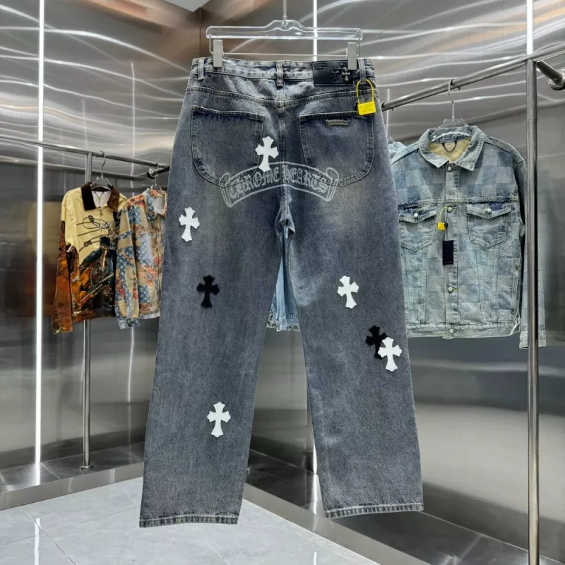 Minimalist 2771 Chrome Hearts Jeans For Unisex