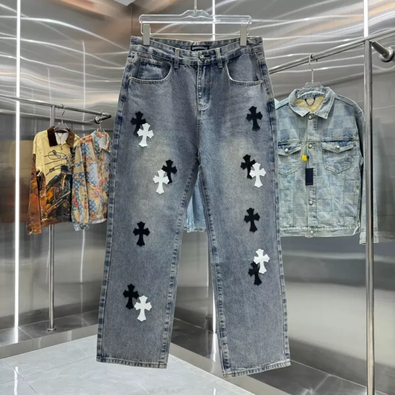 Minimalist 2771 Chrome Hearts Jeans For Unisex
