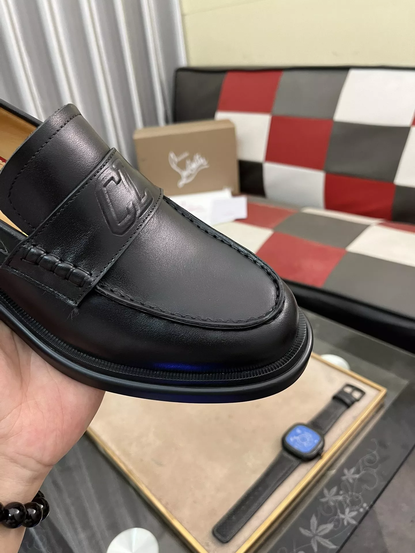 Minimalist 2877 Christian Louboutin Leather Shoes For Men
