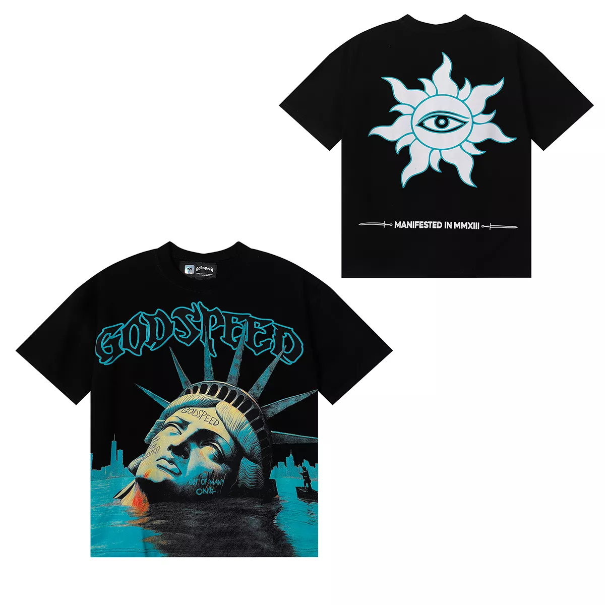 Minimalist 3168 Godspeed T-Shirts Short Sleeved For Unisex