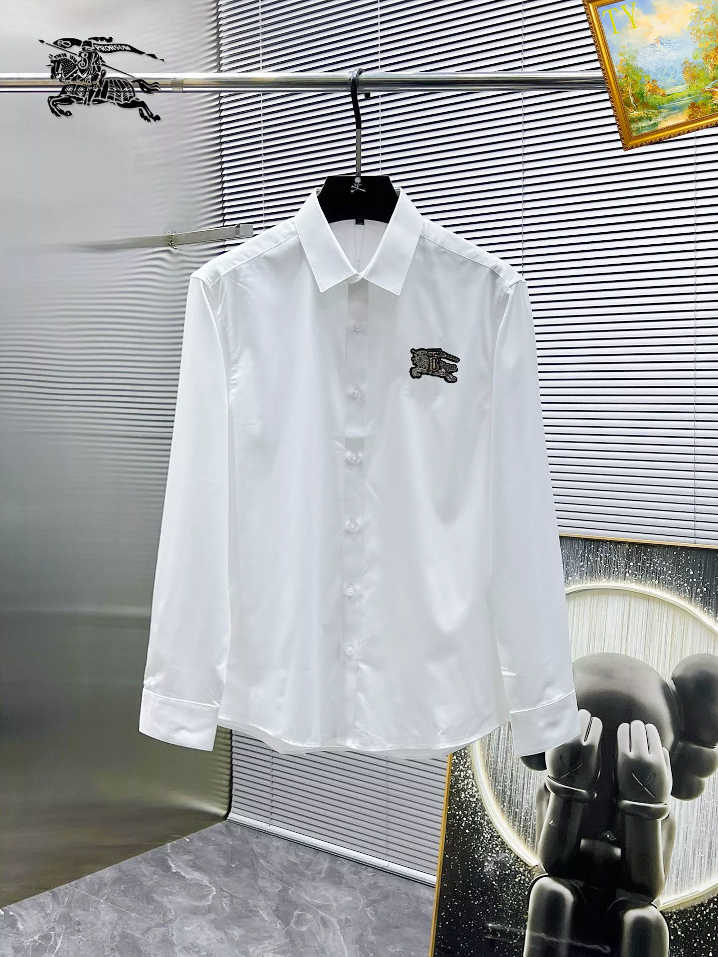 Minimalist 3292 Burberry Shirts Long Sleeved For Men