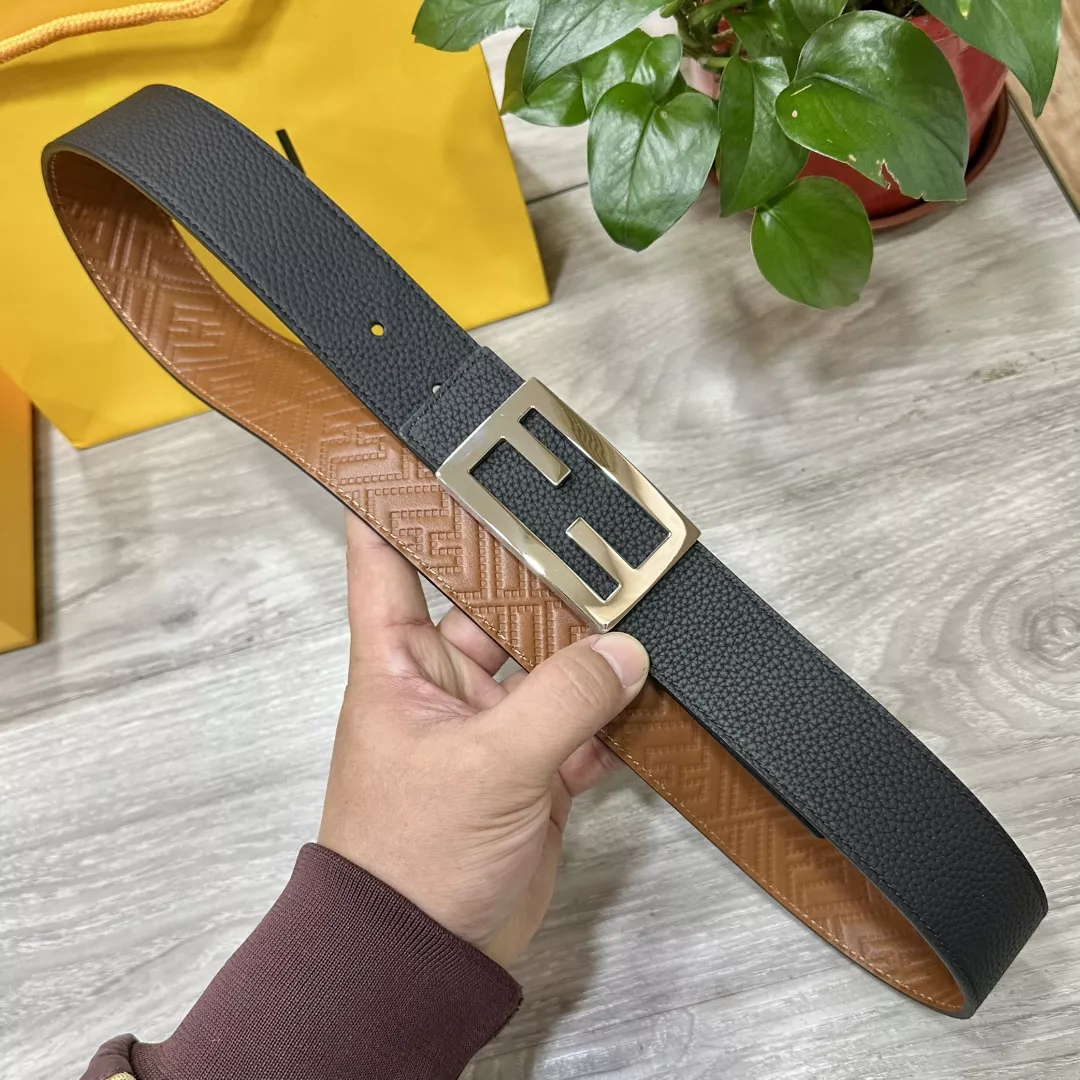 Minimalist 3334 Fendi AAA Quality Belts In 4.0cm For Men