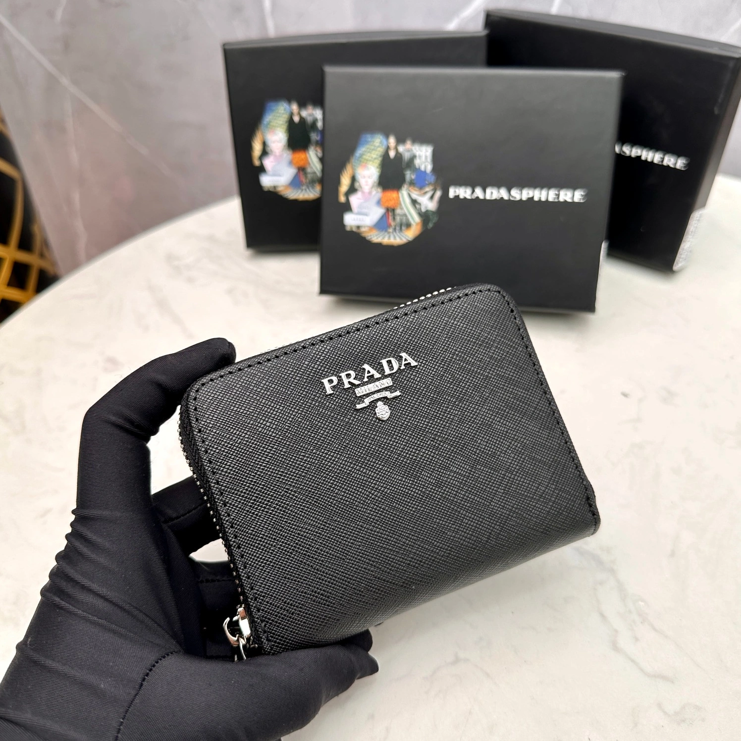 Minimalist 3435 Prada AAA Quality Wallets For Women