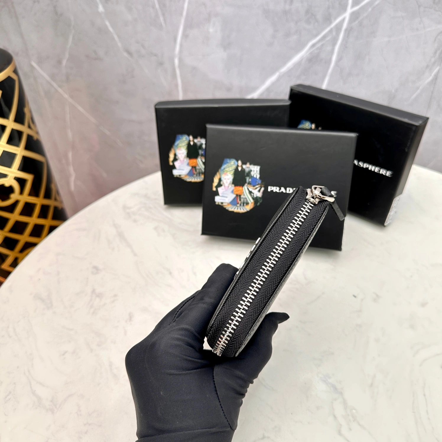 Minimalist 3435 Prada AAA Quality Wallets For Women