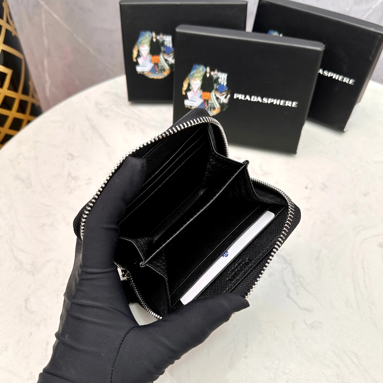 Minimalist 3435 Prada AAA Quality Wallets For Women