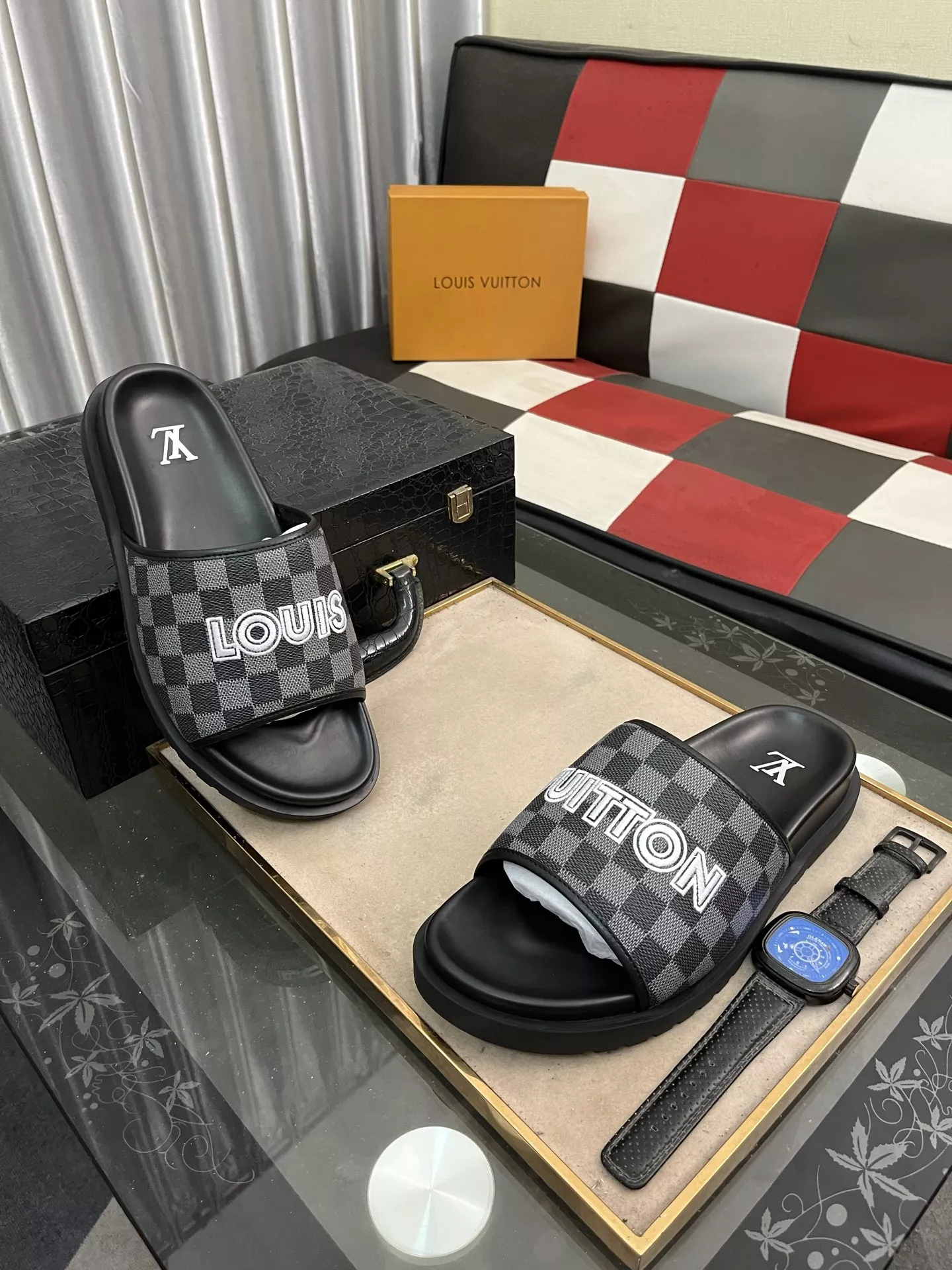 Minimalist 3507 Louis Vuitton Slippers For Men