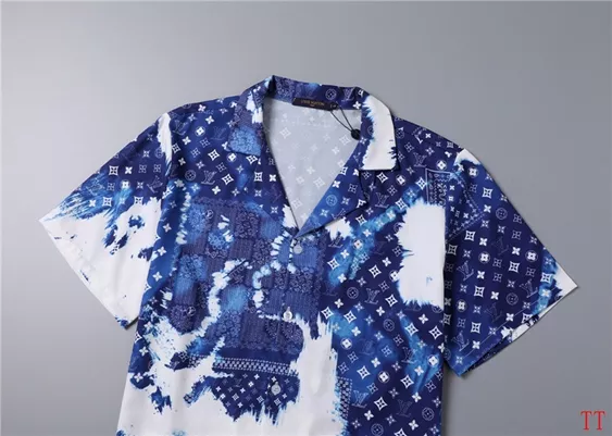 Minimalist 3524 Louis Vuitton LV Tracksuits Short Sleeved For Men