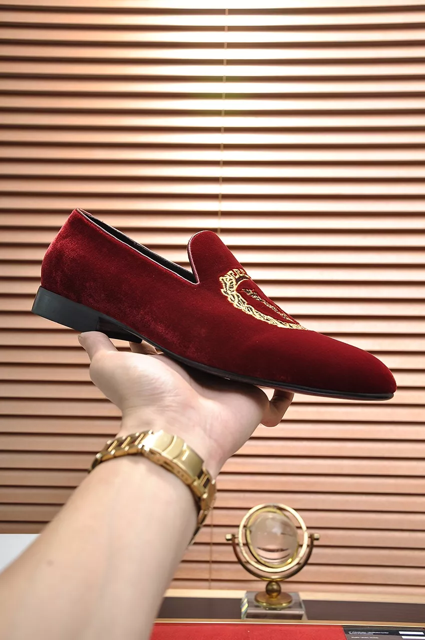 Minimalist 3857 Versace Leather Shoes For Men