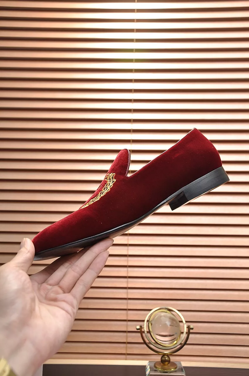 Minimalist 3857 Versace Leather Shoes For Men