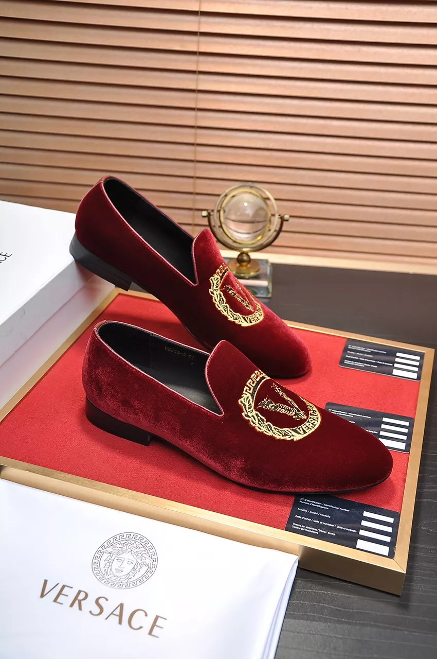Minimalist 3857 Versace Leather Shoes For Men