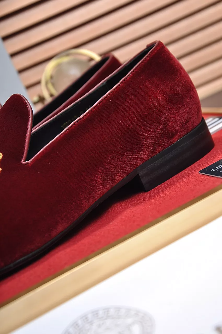 Minimalist 3857 Versace Leather Shoes For Men
