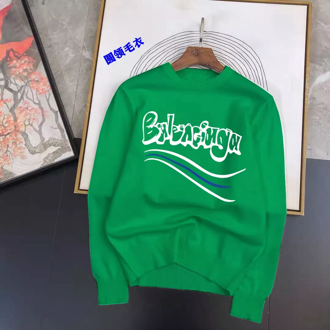 Minimalist 4010 Balenciaga Sweaters Long Sleeved For Men