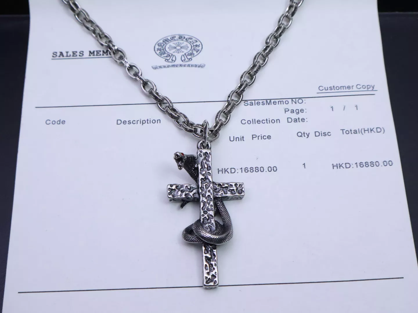 Minimalist 4062 Chrome Hearts Necklaces