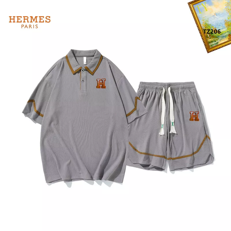 Minimalist 4450 Hermes Tracksuits Short Sleeved For Men