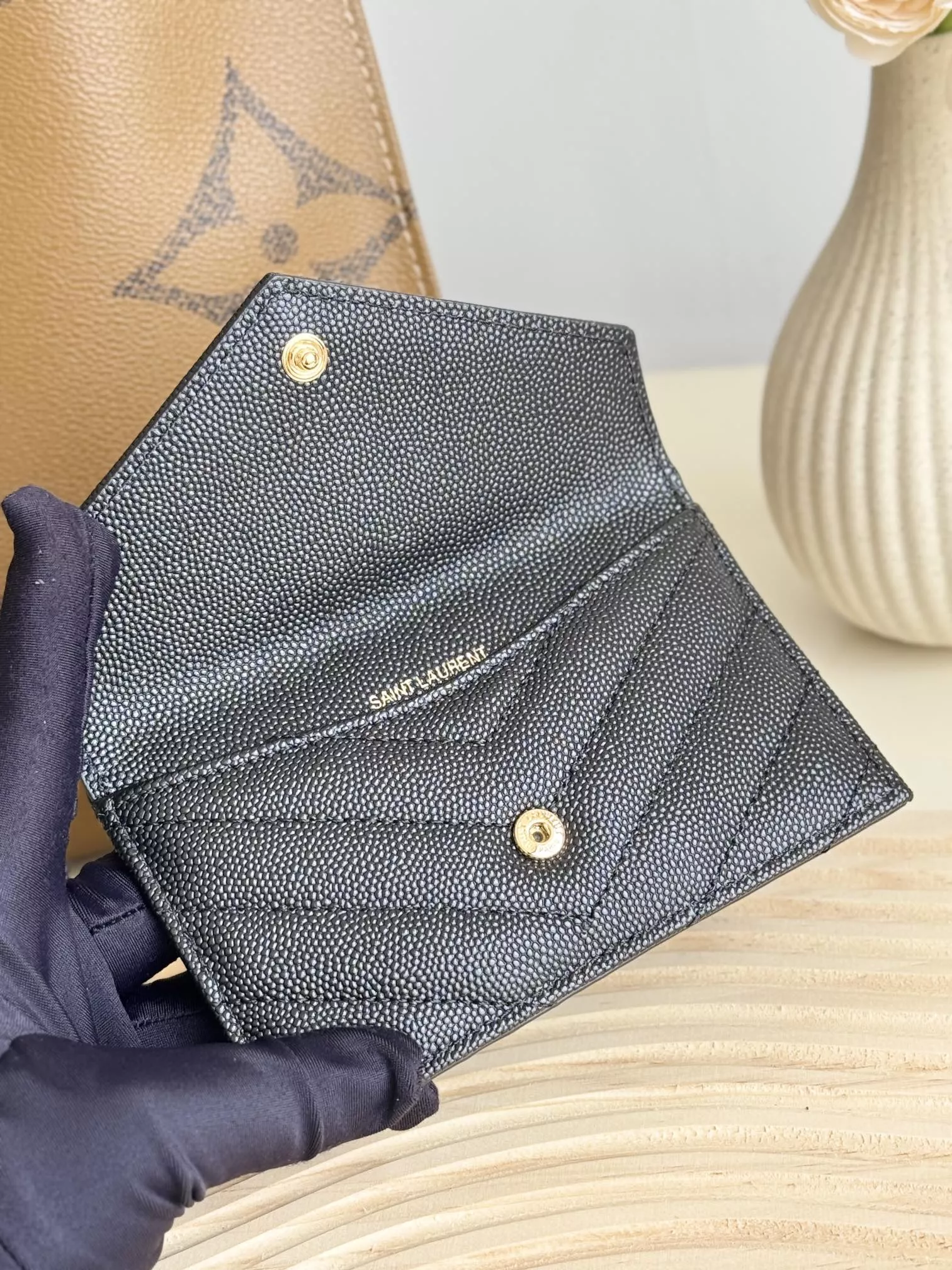Minimalist 4680 Yves Saint Laurent AAA Quality Card Case For Women