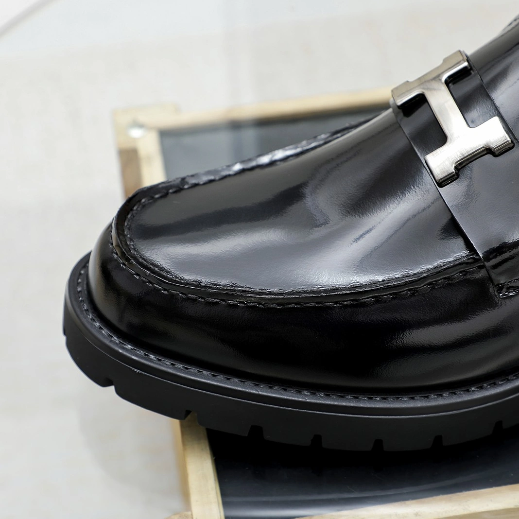 Minimalist 4777 Hermes Leather Shoes For Men
