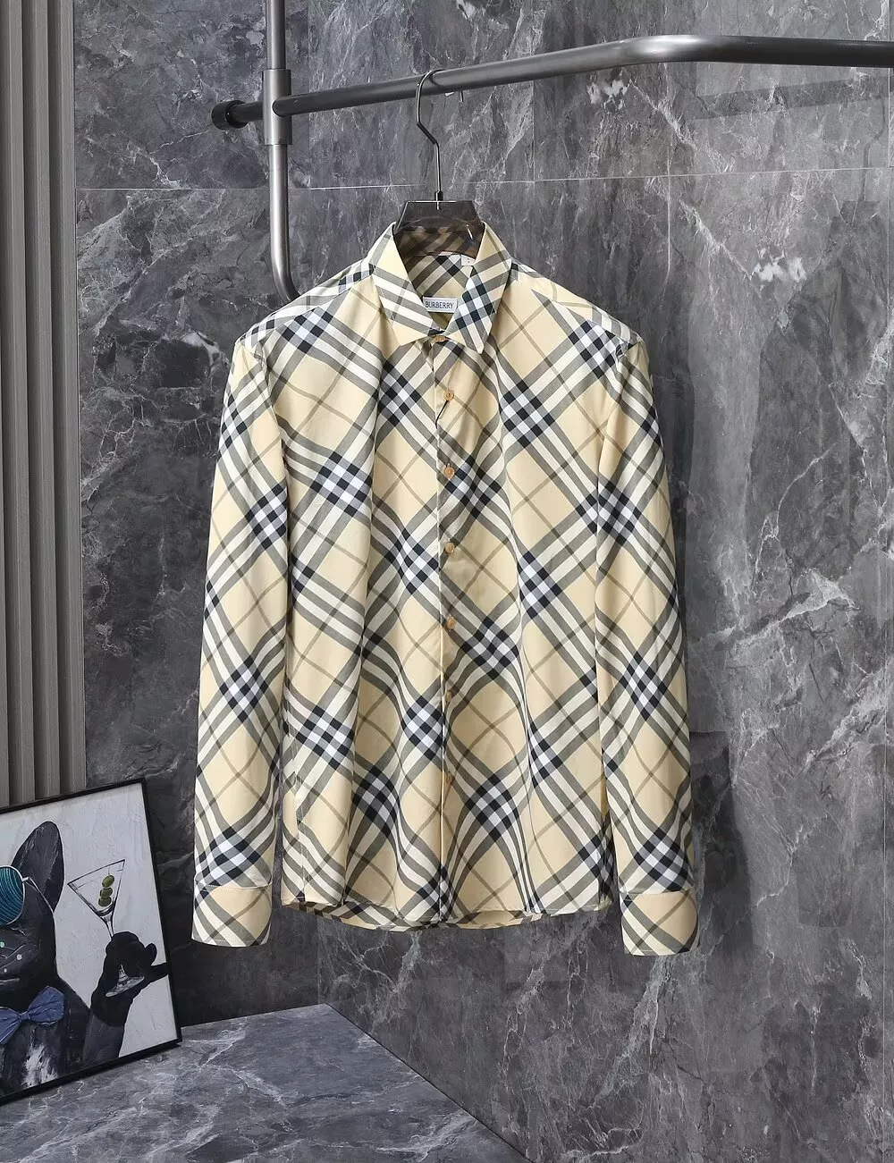 Minimalist 4921 Burberry Shirts Long Sleeved For Men