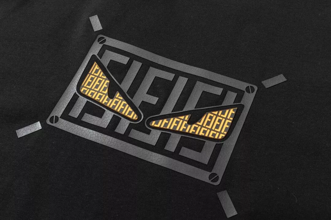 Minimalist 4974 Fendi T-Shirts Short Sleeved For Unisex
