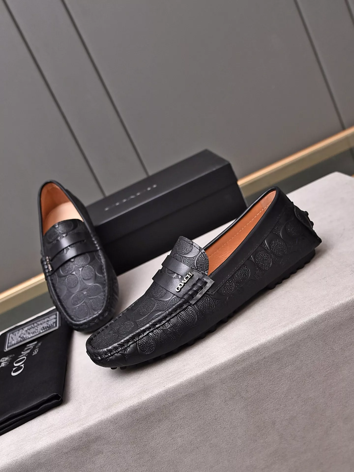 Minimalist 5152 Coach Leather Shoes For Men