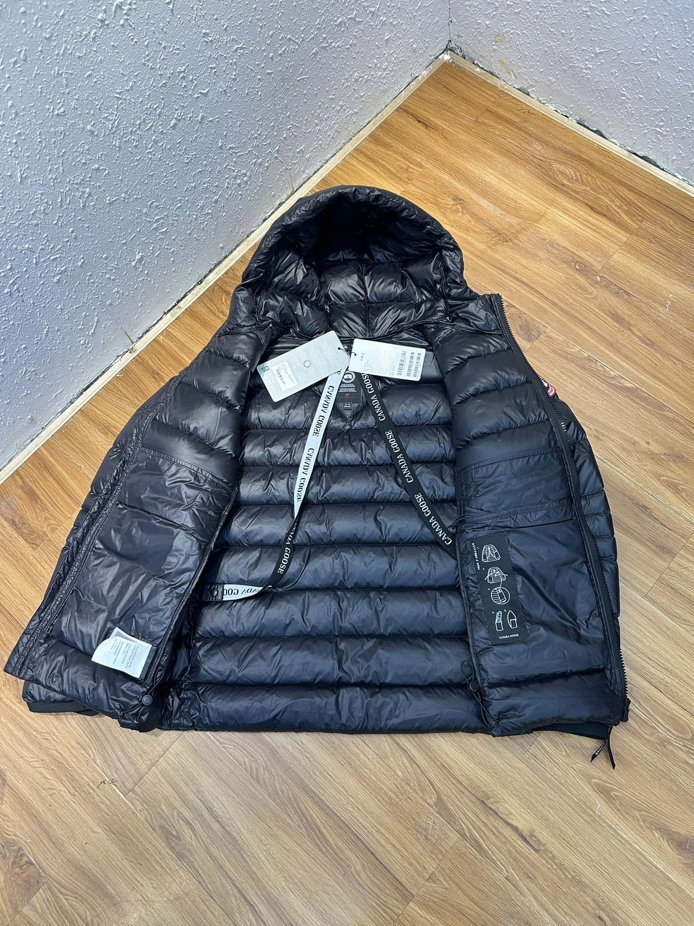 Minimalist 5263 Canada Goose Down Feather Coat Long Sleeved For Unisex