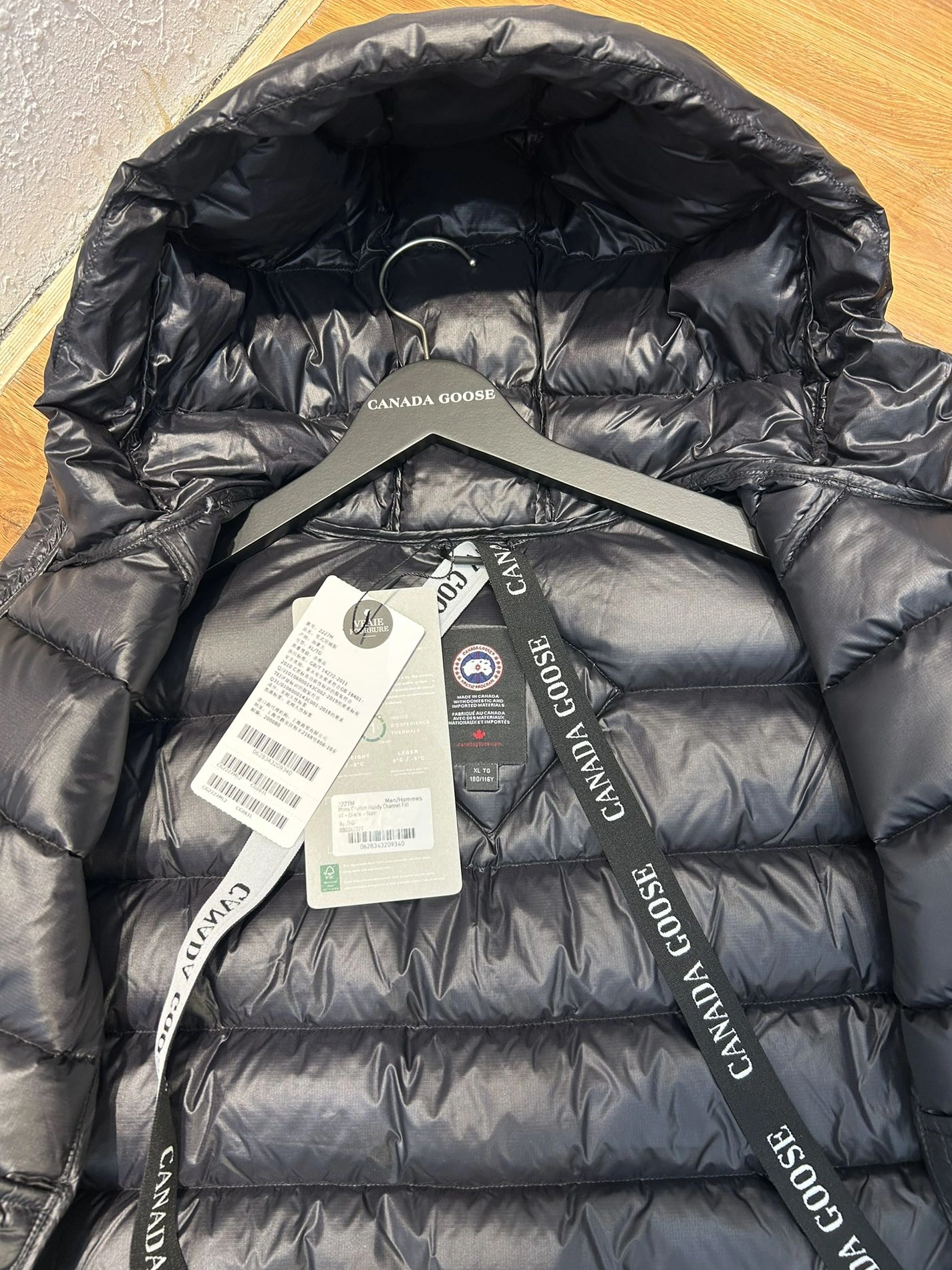Minimalist 5263 Canada Goose Down Feather Coat Long Sleeved For Unisex