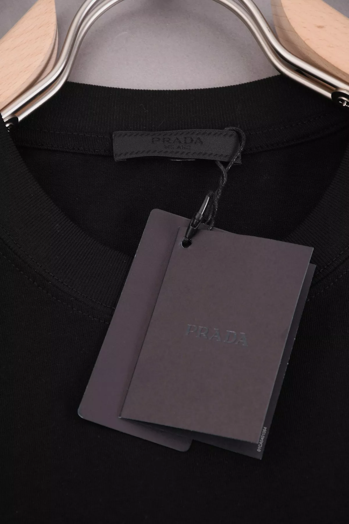Minimalist 5370 Prada T-Shirts Short Sleeved For Unisex