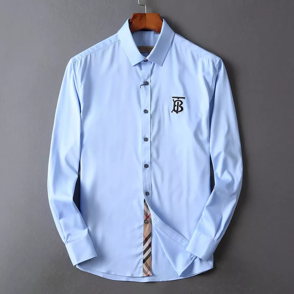 Minimalist 5448 Burberry Shirts Long Sleeved For Men