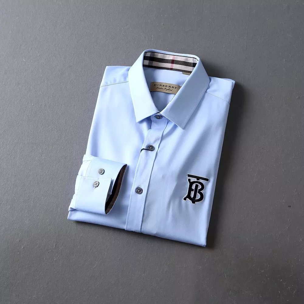 Minimalist 5448 Burberry Shirts Long Sleeved For Men