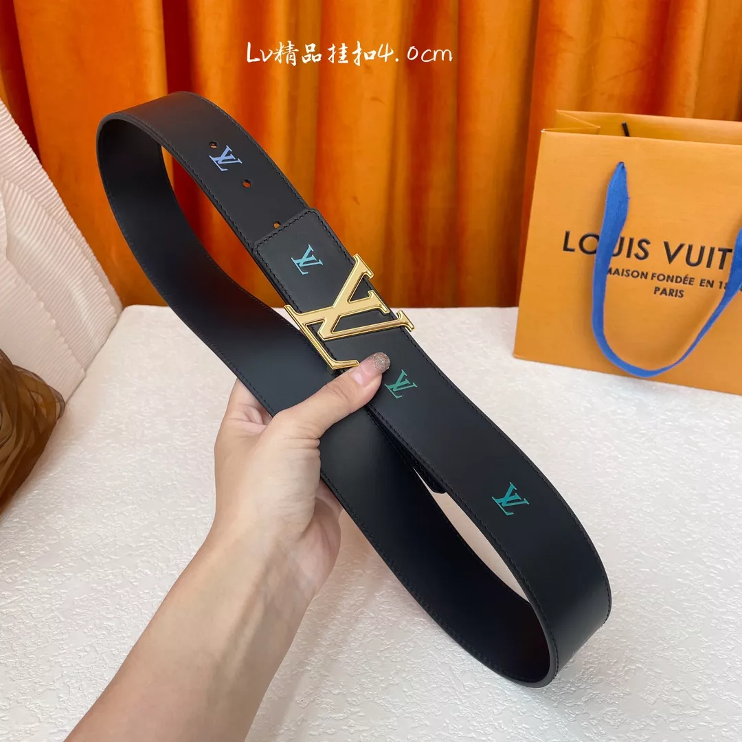 Minimalist 5489 Louis Vuitton AAA Quality Belts In 4.0cm For Men