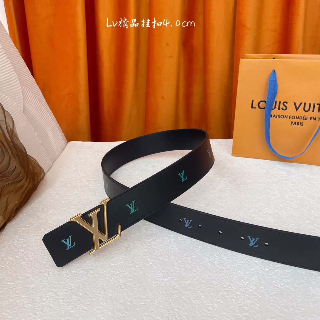 Minimalist 5489 Louis Vuitton AAA Quality Belts In 4.0cm For Men