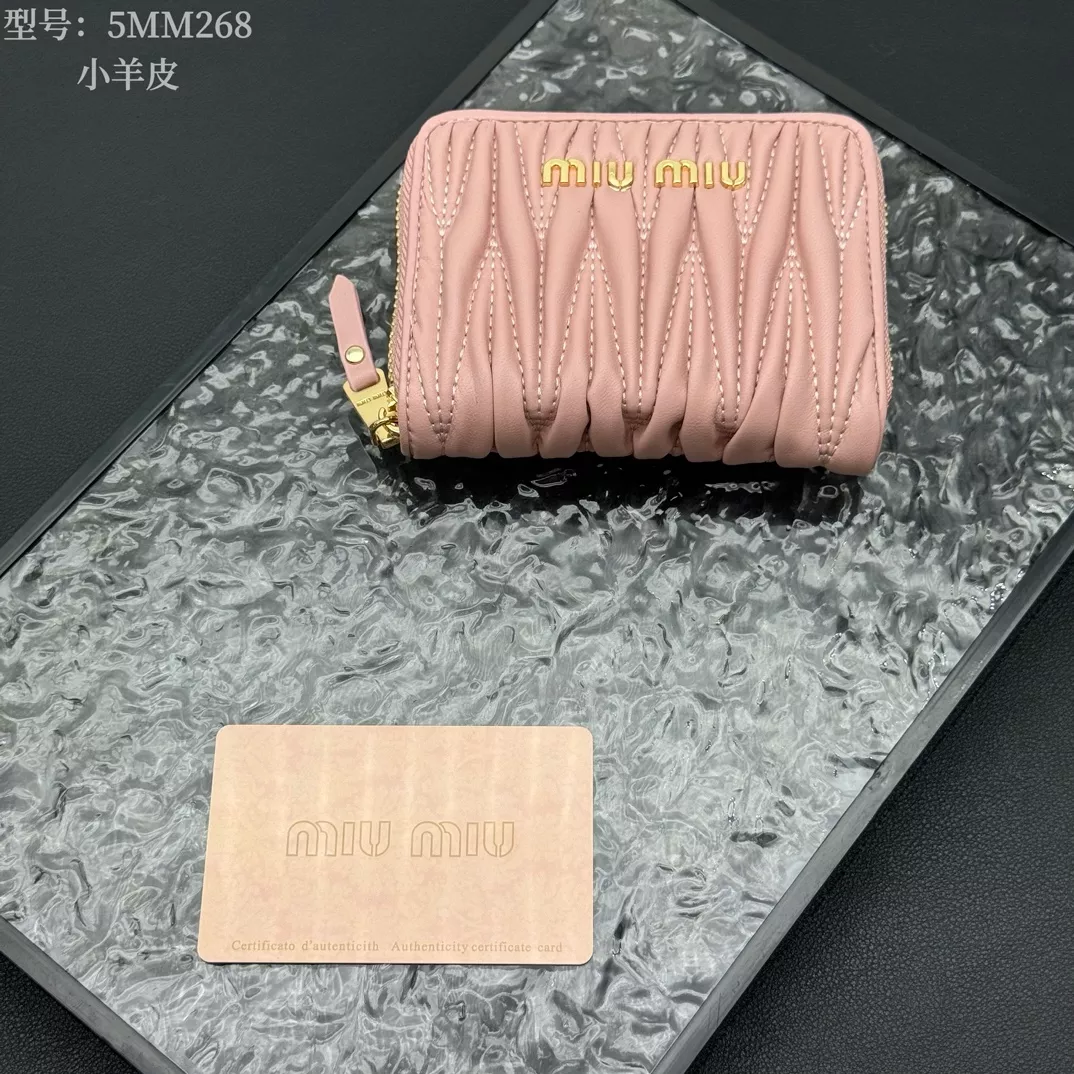 Minimalist 5665 MIU MIU Card Case For Women