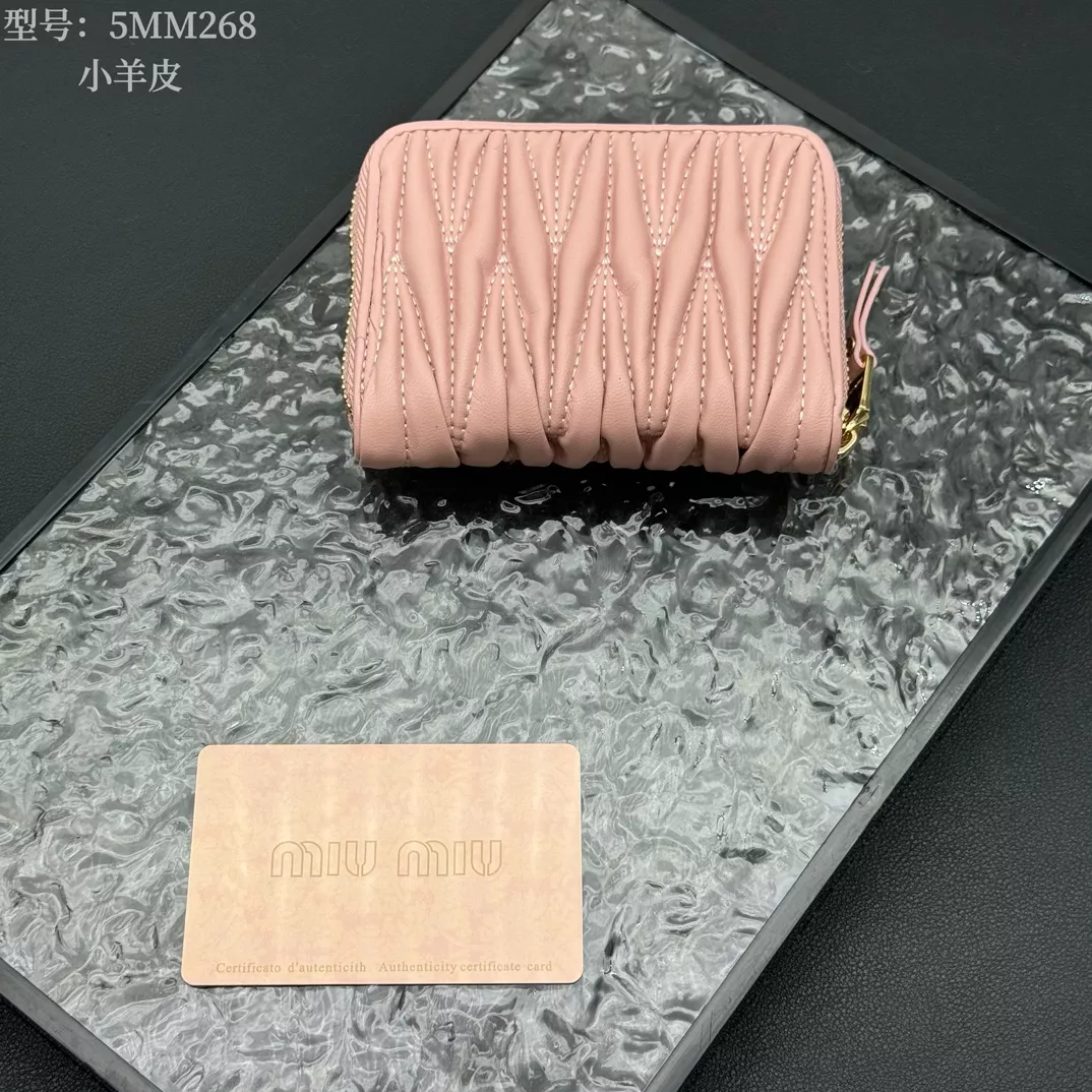 Minimalist 5665 MIU MIU Card Case For Women