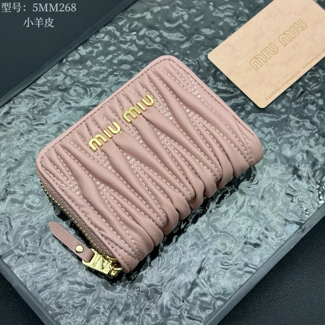 Minimalist 5665 MIU MIU Card Case For Women