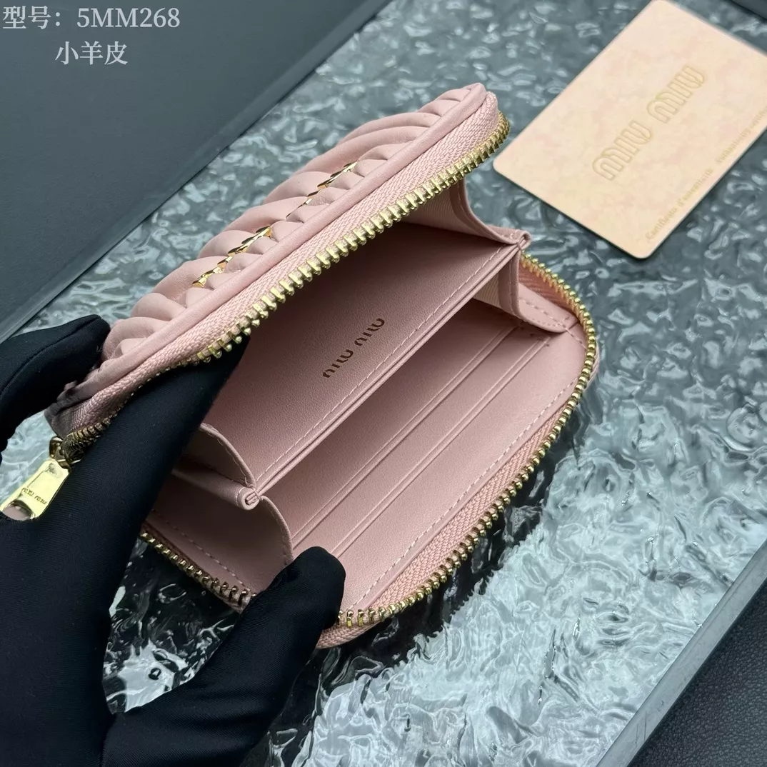 Minimalist 5665 MIU MIU Card Case For Women