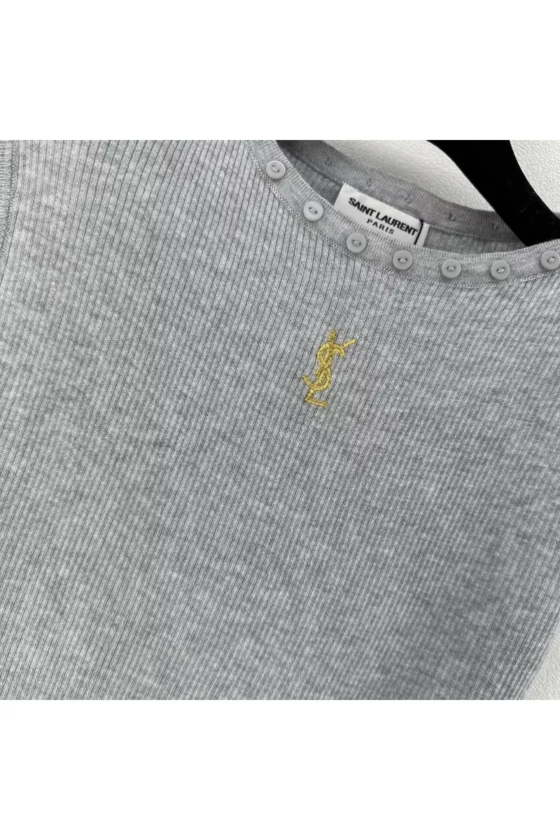 Minimalist 5791 Yves Saint Laurent YSL T-shirts Sleeveless For Women