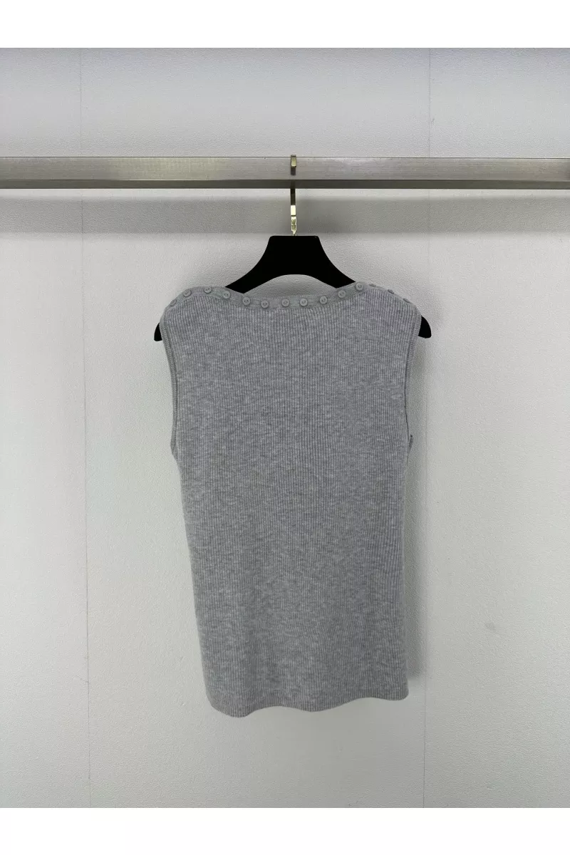 Minimalist 5791 Yves Saint Laurent YSL T-shirts Sleeveless For Women
