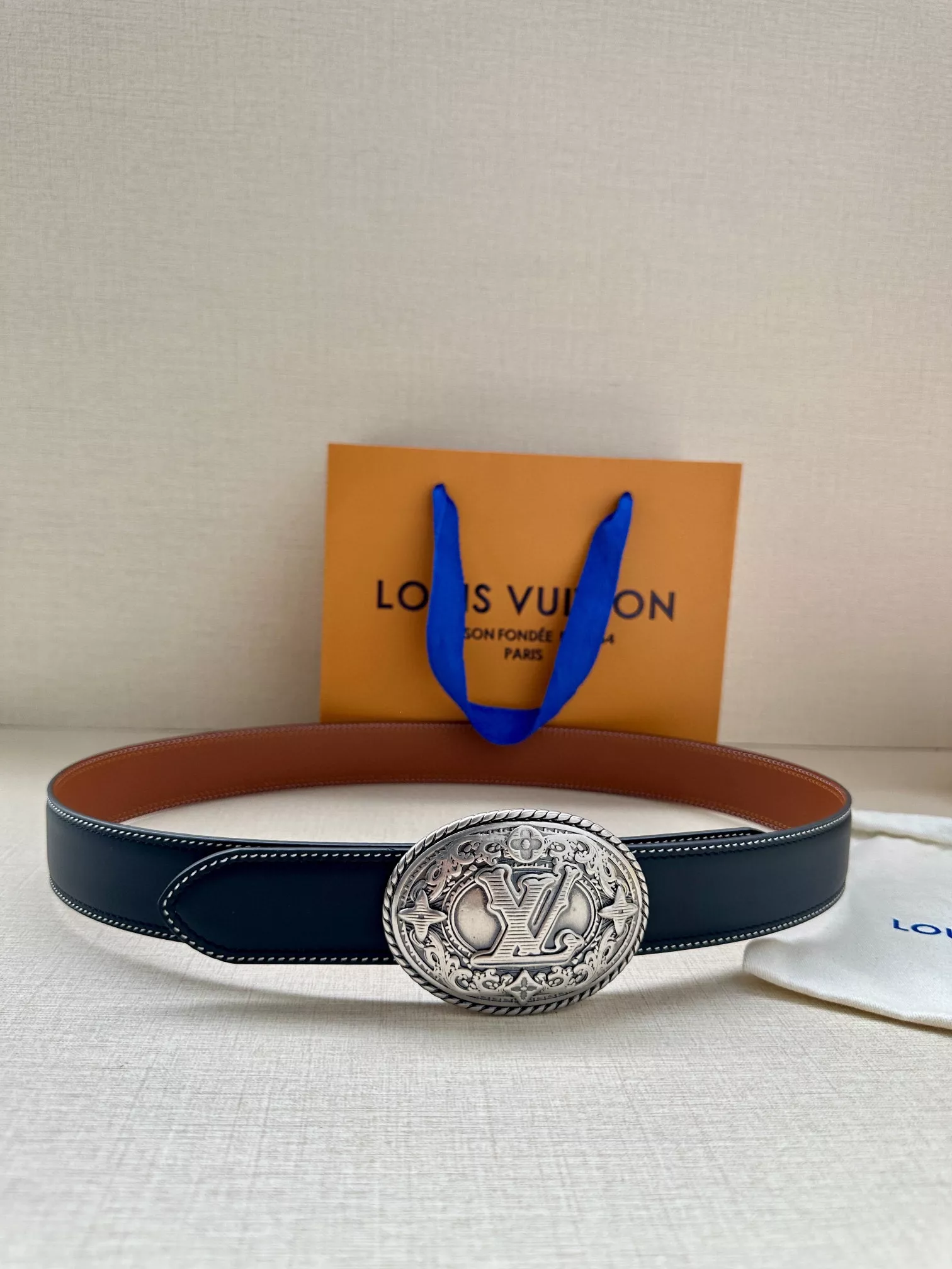 Minimalist 6385 Louis Vuitton AAA Quality Belts In 3.5cm For Men