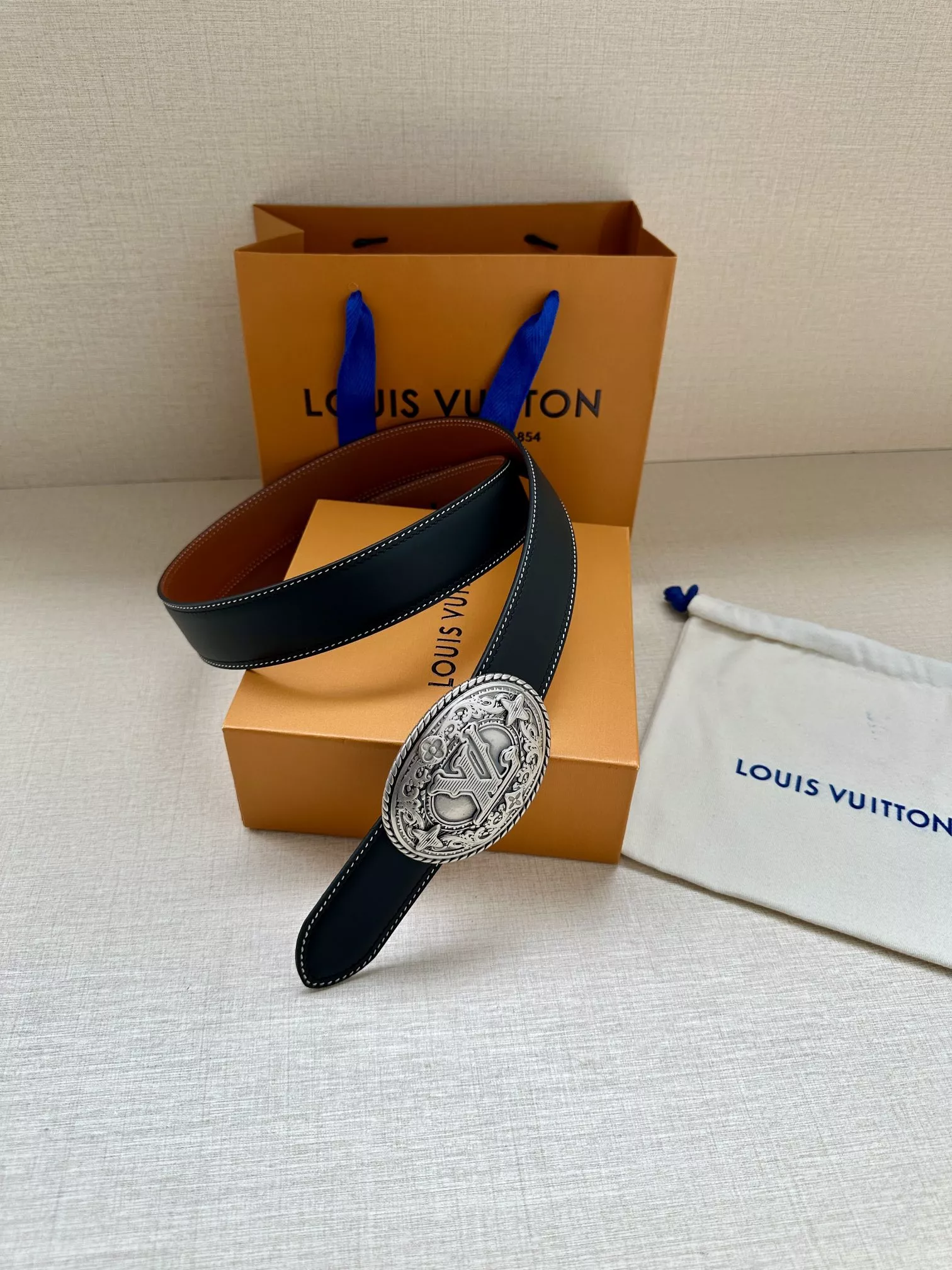 Minimalist 6385 Louis Vuitton AAA Quality Belts In 3.5cm For Men