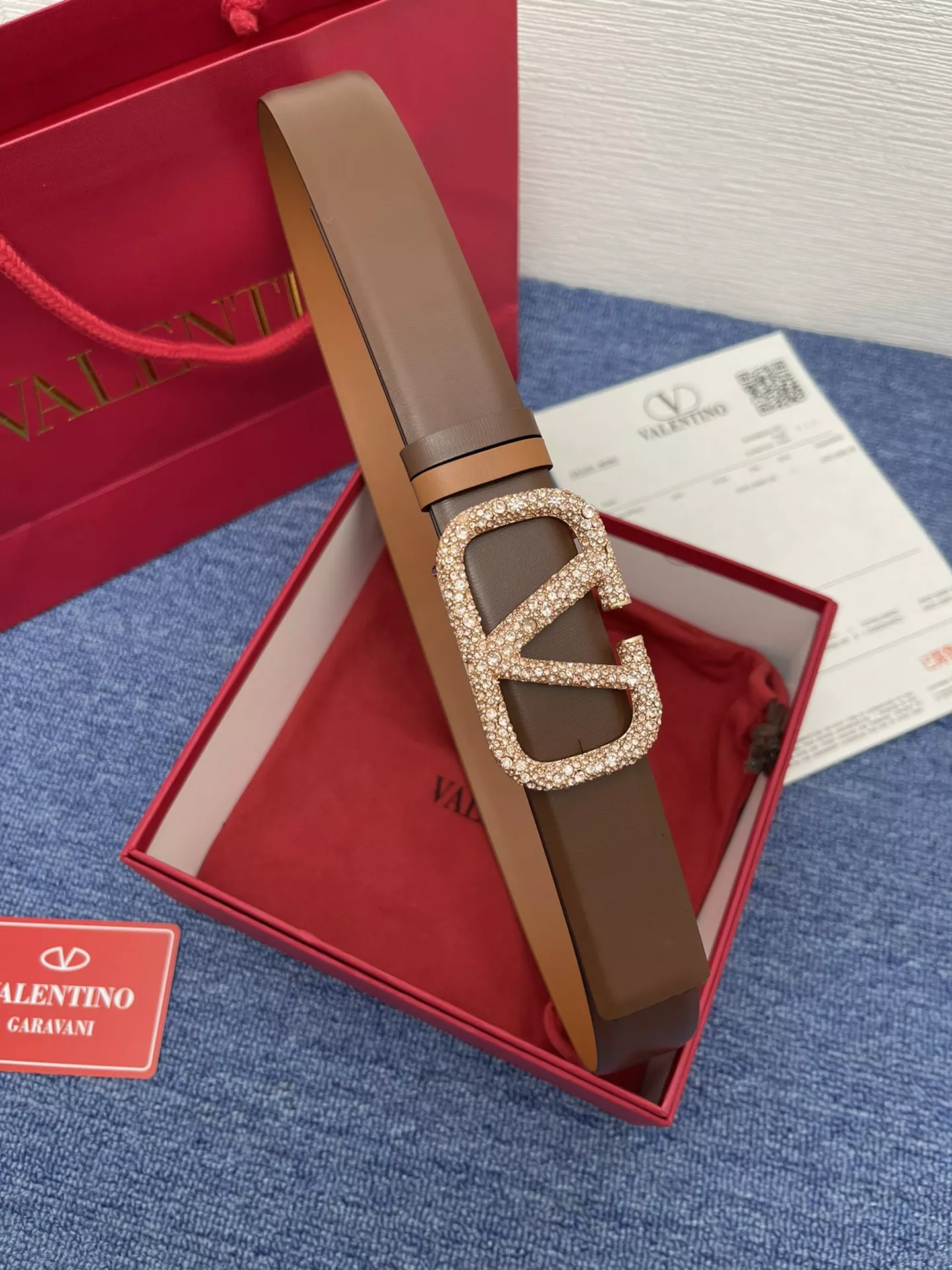 Minimalist 6398 Valentino AAA Quality Belts In 3.0cm For Women