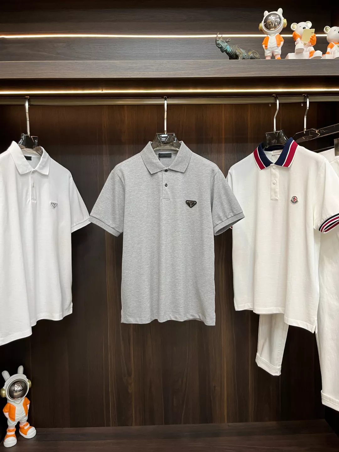 Minimalist 6560 Prada T-Shirts Short Sleeved For Men