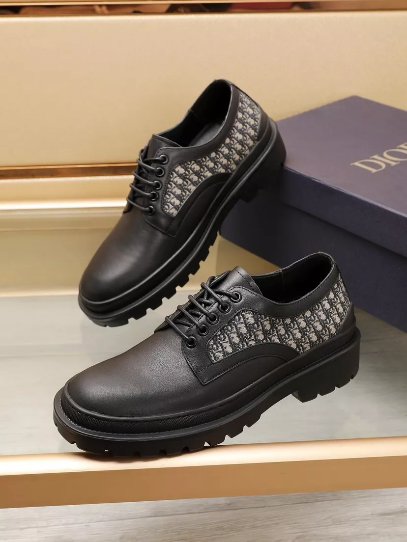 Minimalist 6984 Christian Dior Leather Shoes For Men