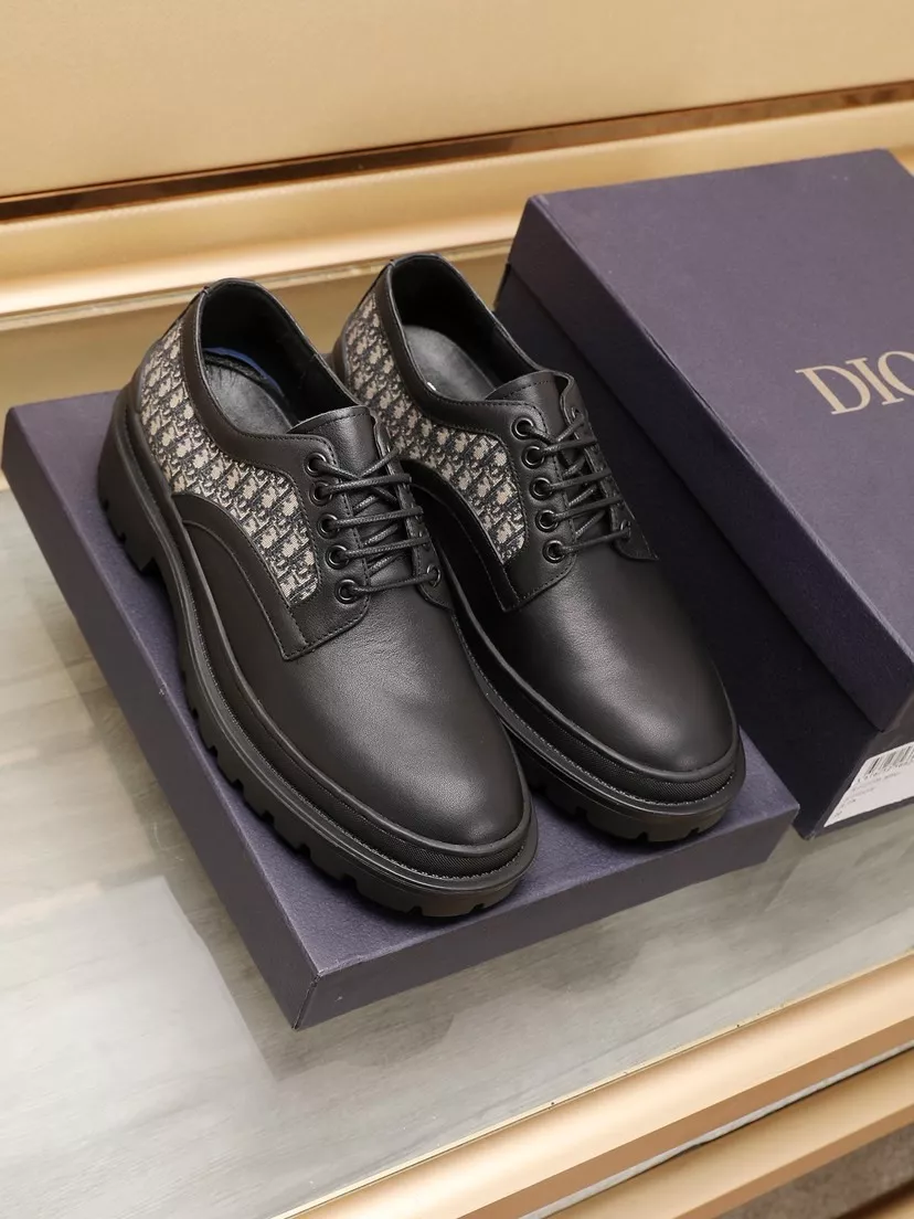 Minimalist 6984 Christian Dior Leather Shoes For Men