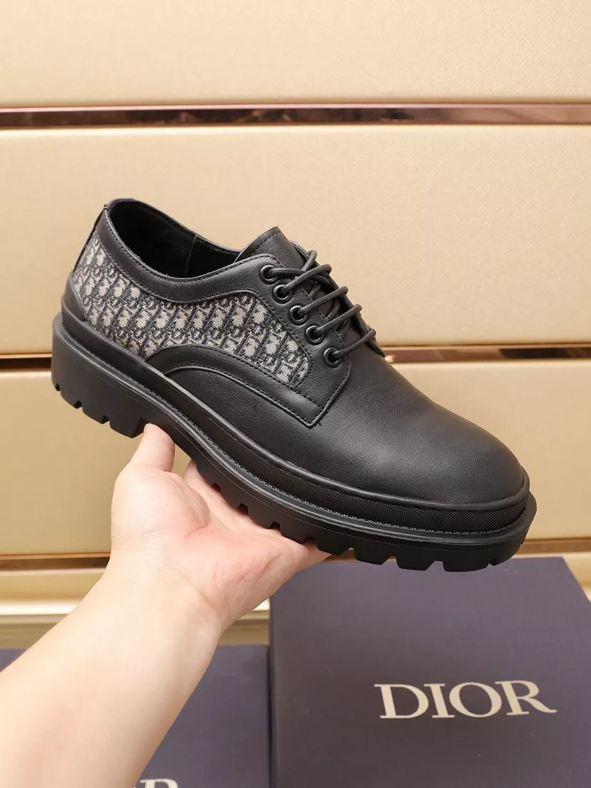 Minimalist 6984 Christian Dior Leather Shoes For Men