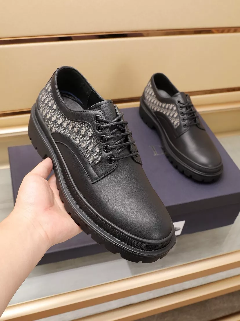 Minimalist 6984 Christian Dior Leather Shoes For Men