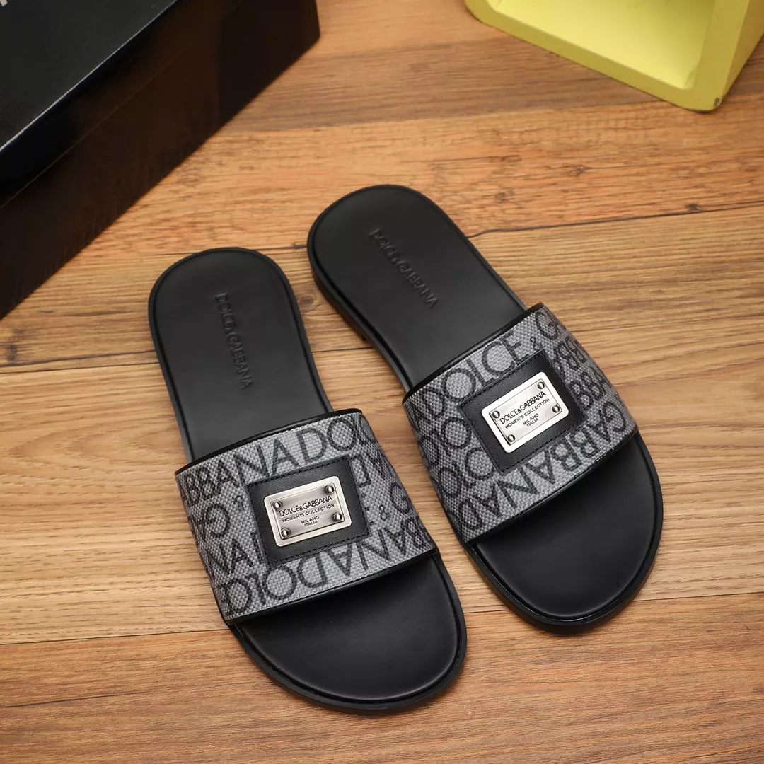 Minimalist 7099 Dolce & Gabbana D&G Slippers For Men