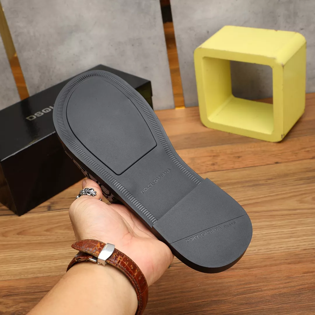 Minimalist 7099 Dolce & Gabbana D&G Slippers For Men