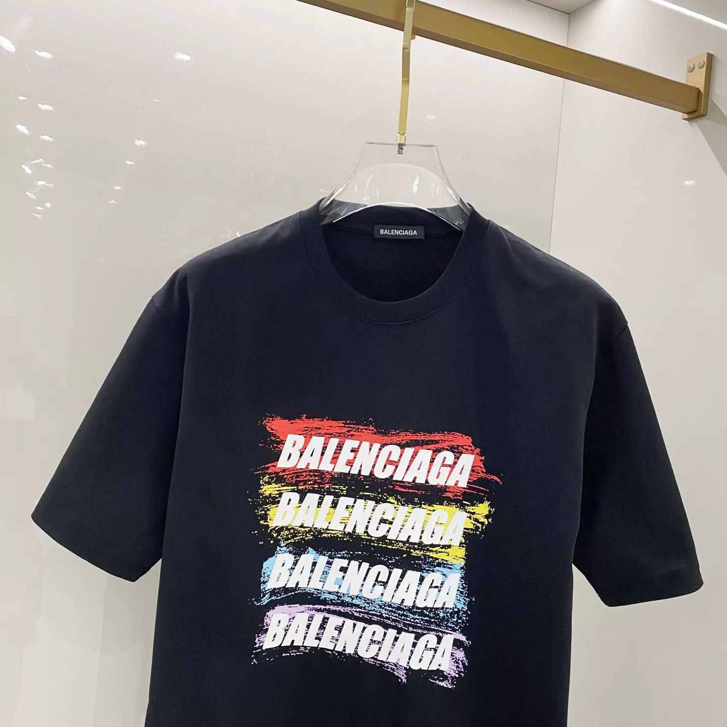 Minimalist 7240 Balenciaga T-Shirts Short Sleeved For Unisex